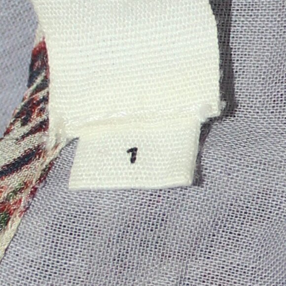 Chan Luu floral print sleeveless maxi woman dress lined size 1/small - Picture 7 of 7